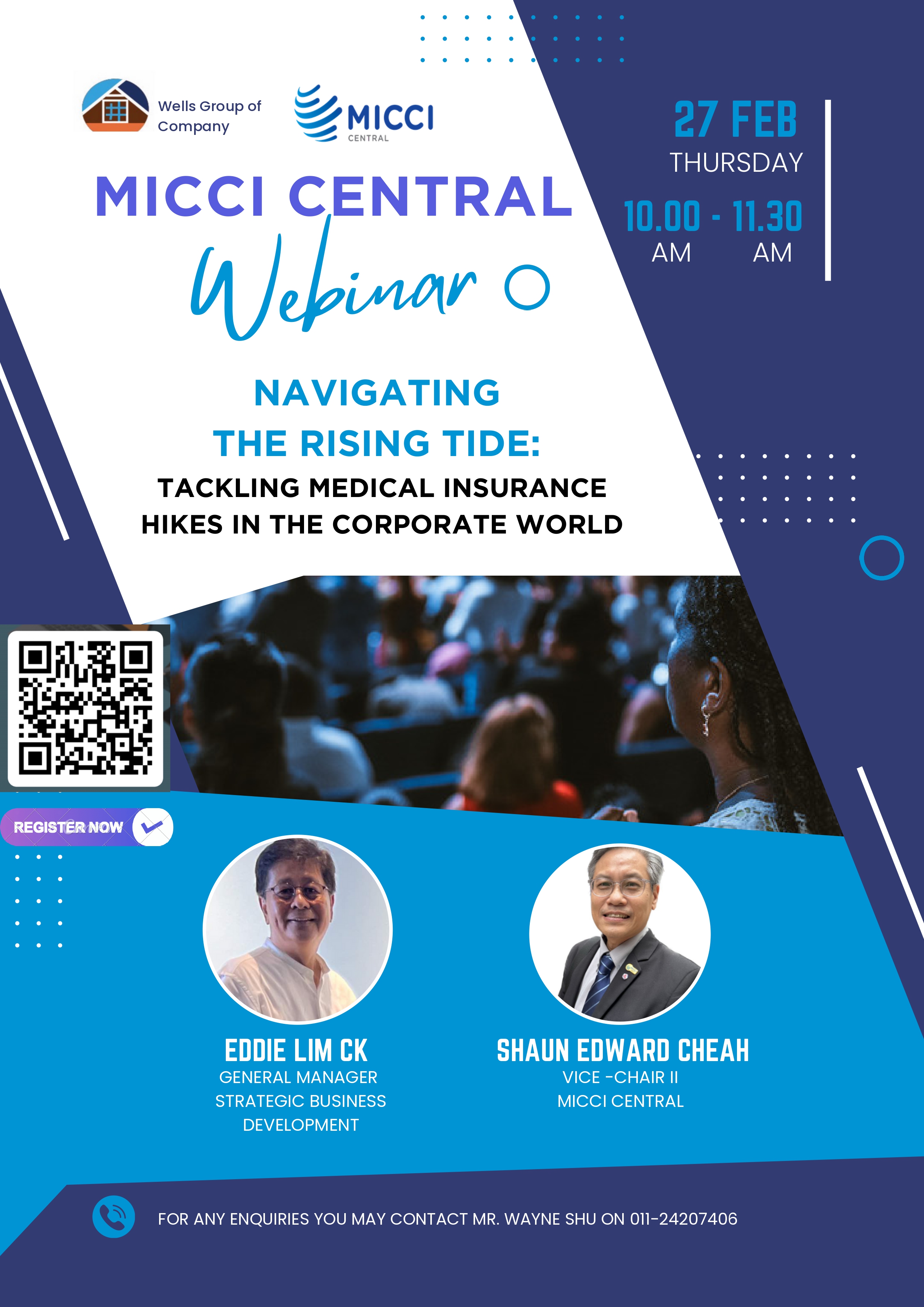 (INVITATION MICCI CENTRAL - WEBINAR) NAVIGATING THE RISING TIDE: TACKLING MEDICAL INSURANCE HIKES IN THE CORPORATE WORLD